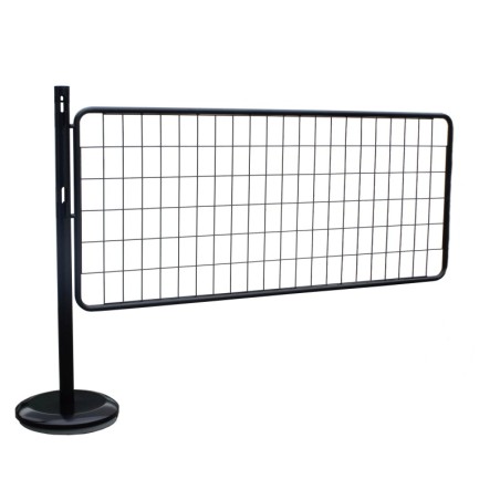 Extension kit of 1 steel post