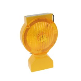Lampe de chantier clignotante solaire à led