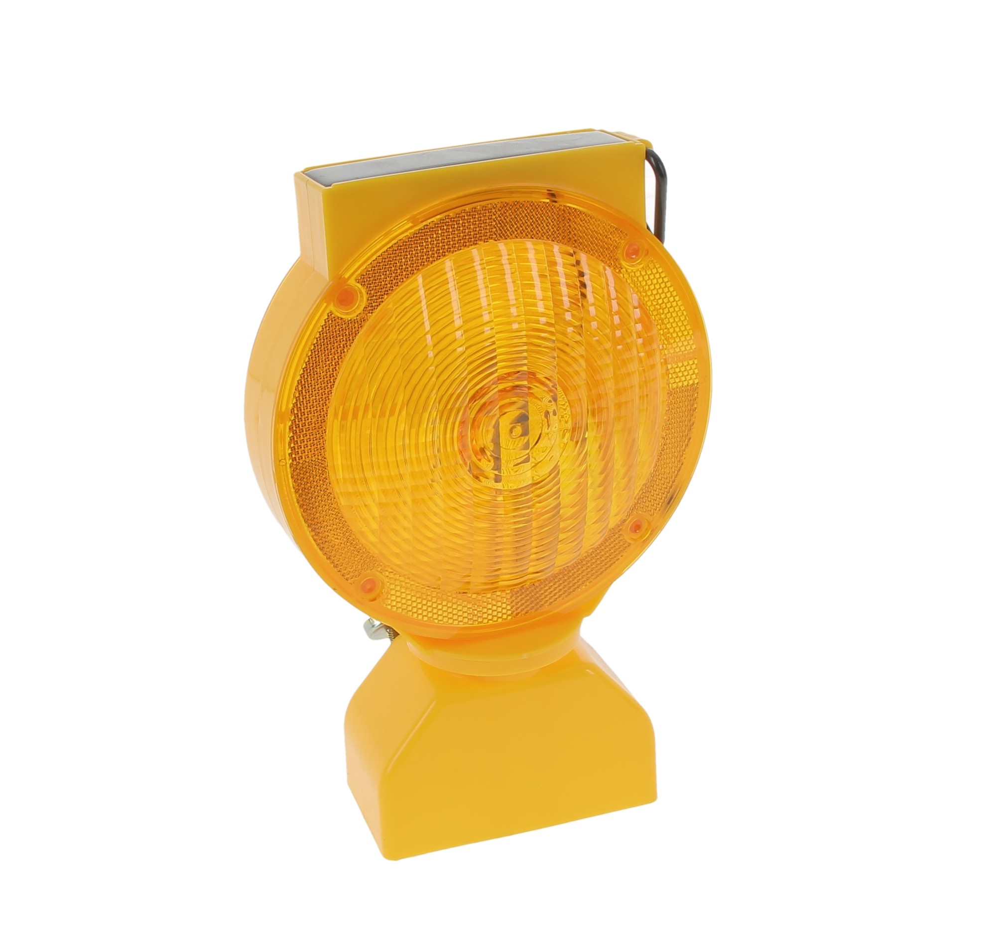 Lampe de chantier clignotante solaire à led