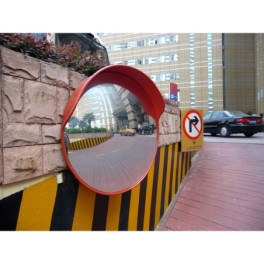 Miroir convexe avec visière