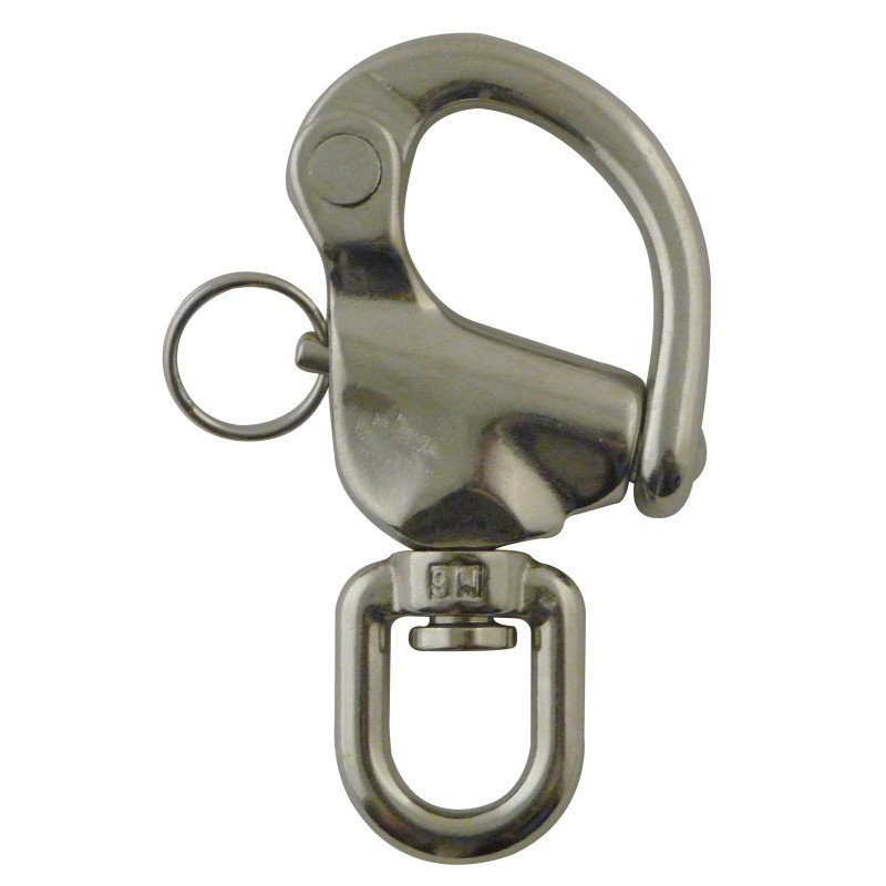Mousqueton pour drisse inox