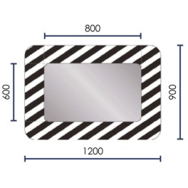 Miroir de voirie homologué