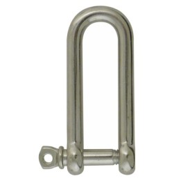 Manille longue acier inoxydable
