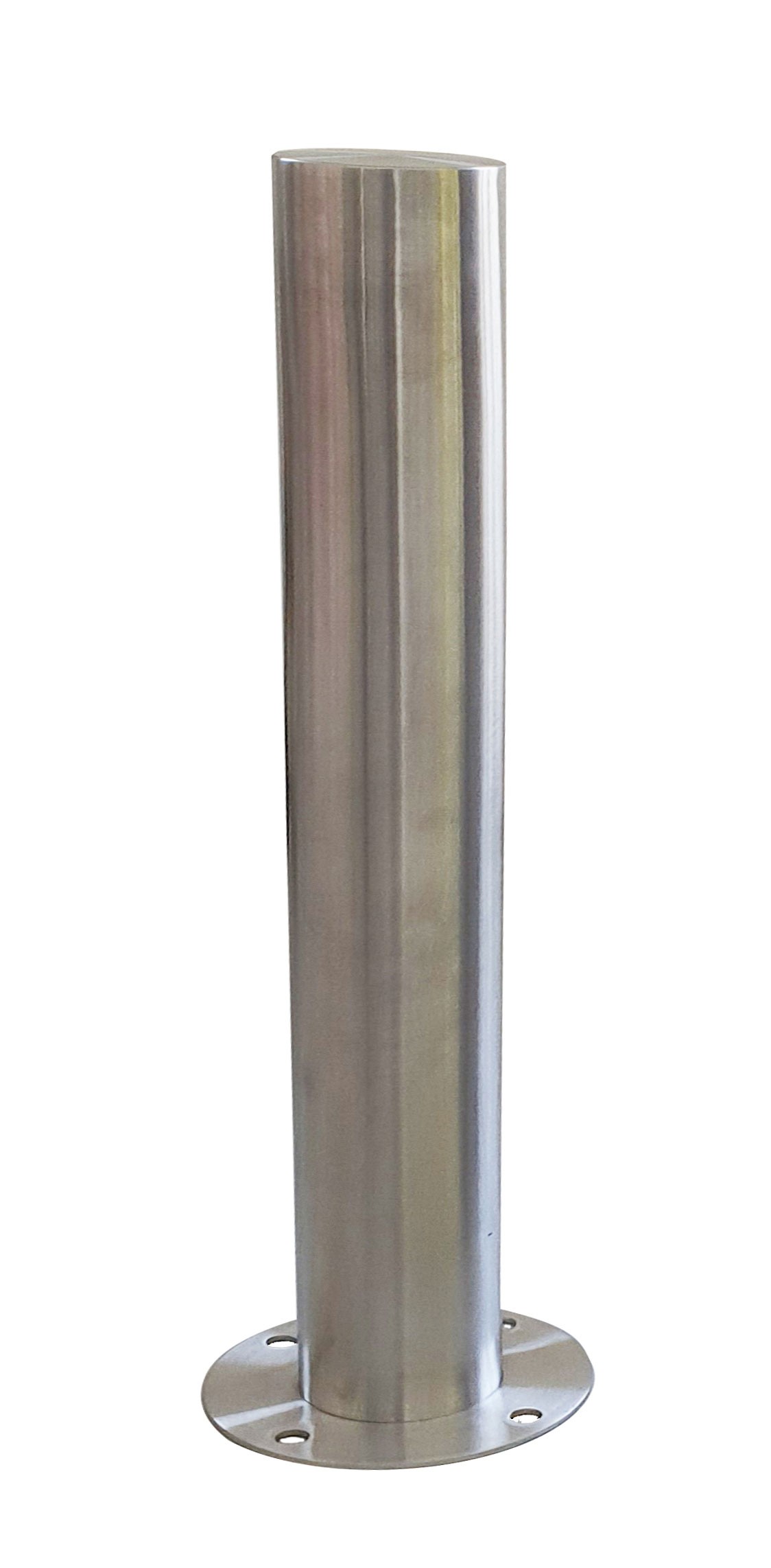 Stainless steel protective post