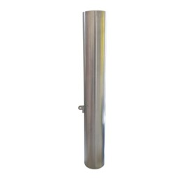 Stainless steel protective post