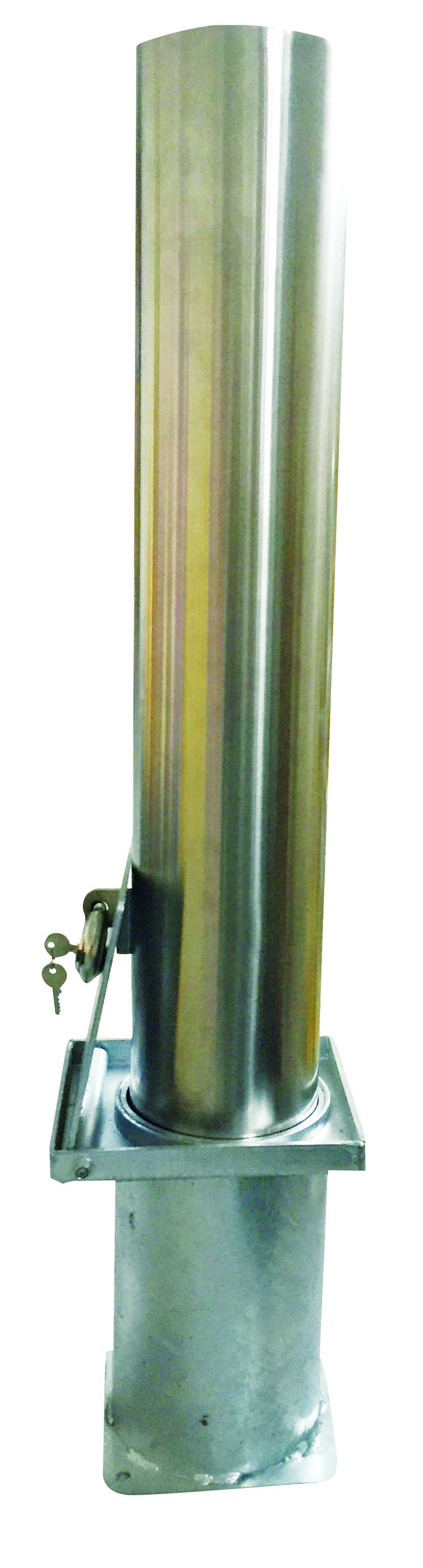 Poteau de protection inox à sceller
