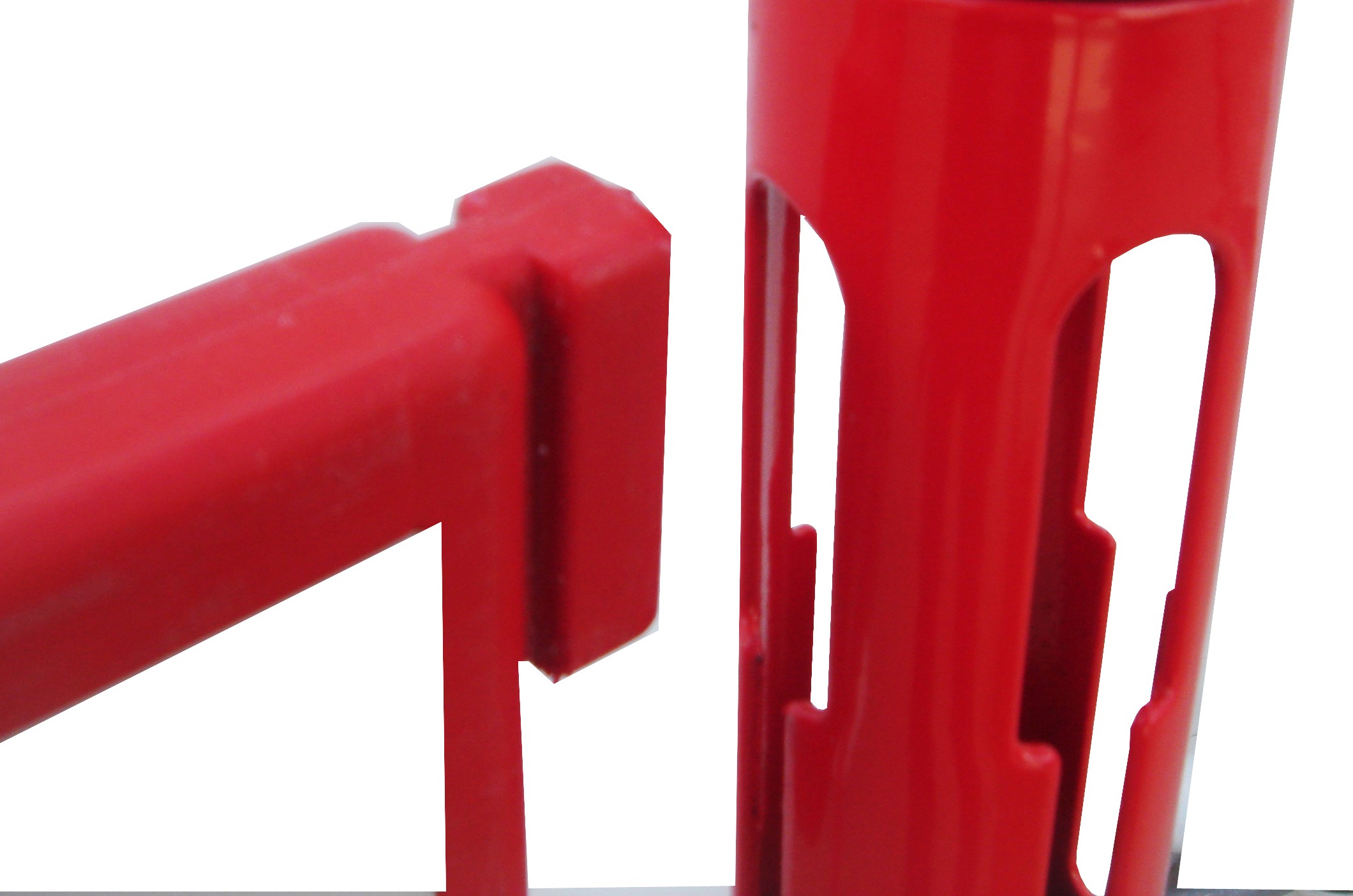 ABS bollard kit with barrier