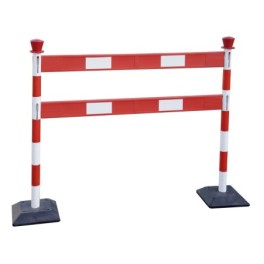 ABS bollard kit with barrier