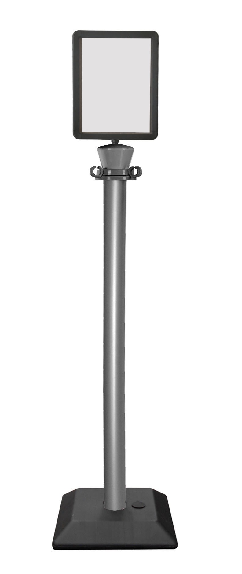 Fixed height plastic information post
