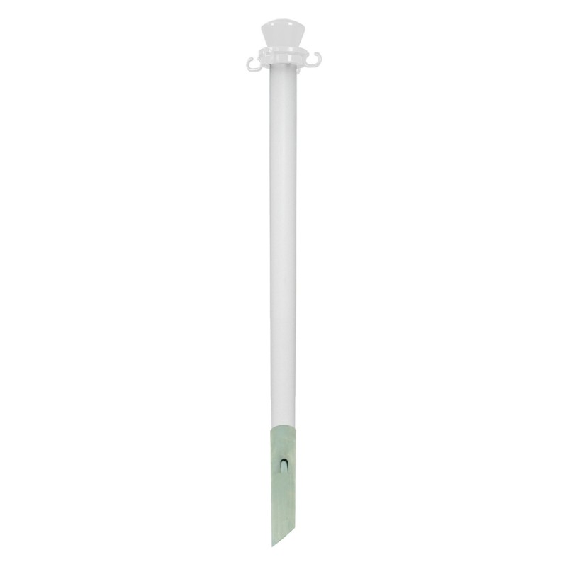 Plastic bollard for ground planting