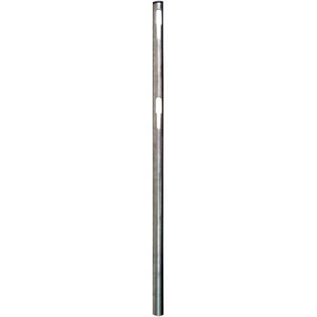 Steel bollard for embedding
