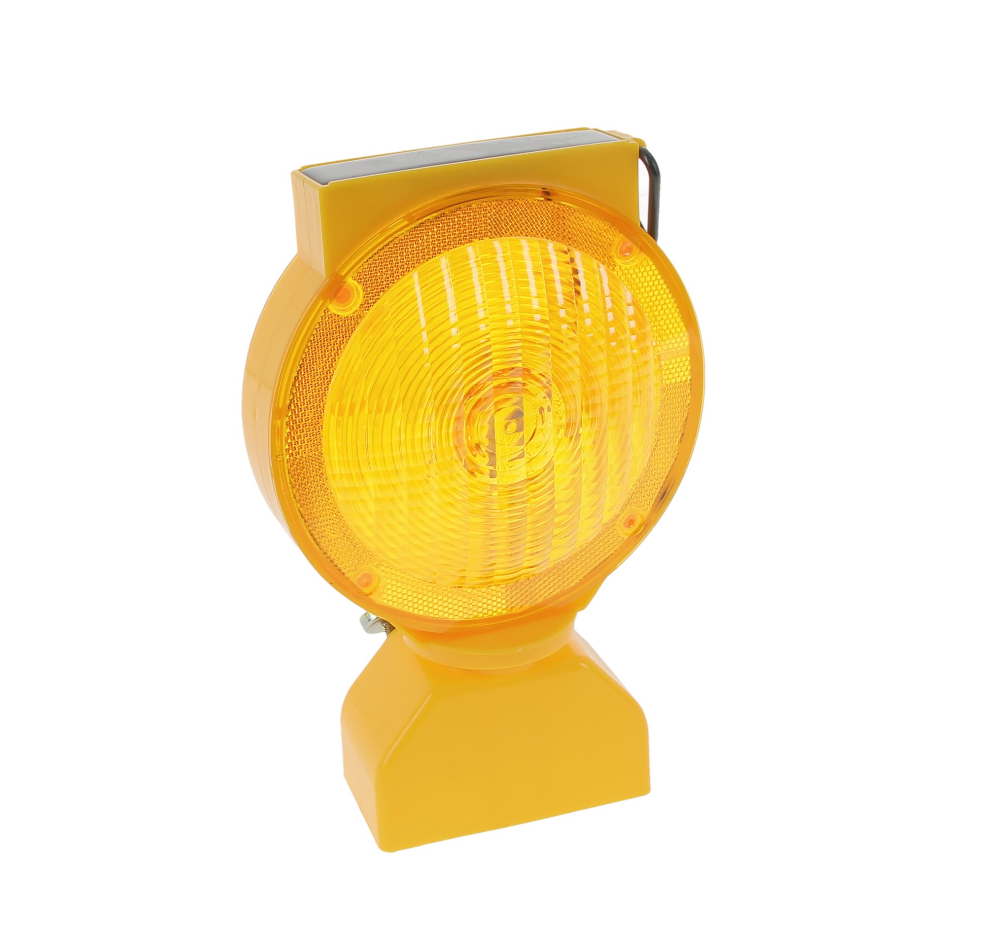 Lampe de chantier clignotante solaire à led
