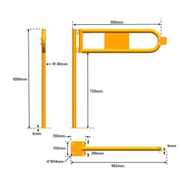 Modular barrier Ø 40mm