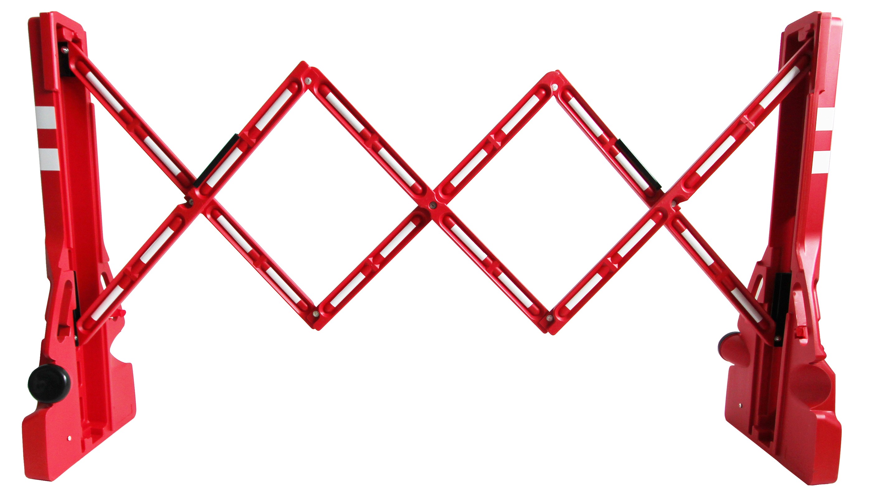 Extendable plastic safety barrier - 2,40m