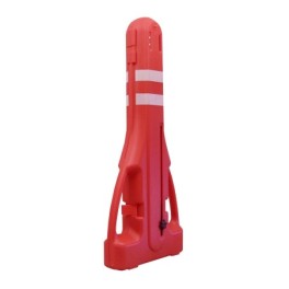 Extendable plastic safety barrier - 2,40m