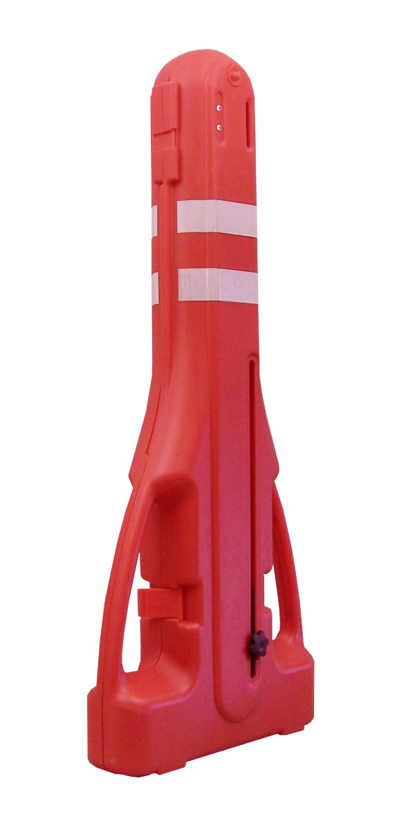 Extendable plastic safety barrier - 2,40m