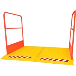 Construction site walkway