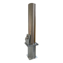 Stainless steel protective post