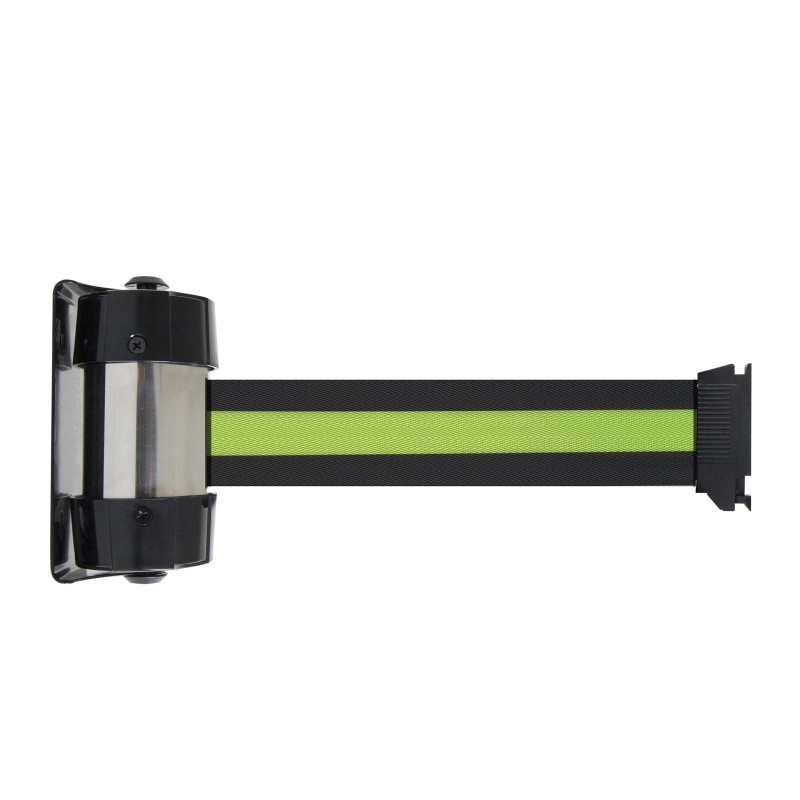 Premium wall-mounted strap retractor