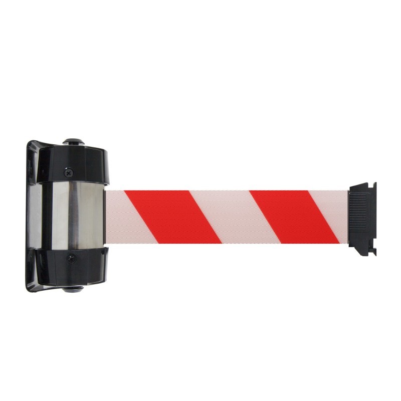 Premium wall-mounted strap retractor