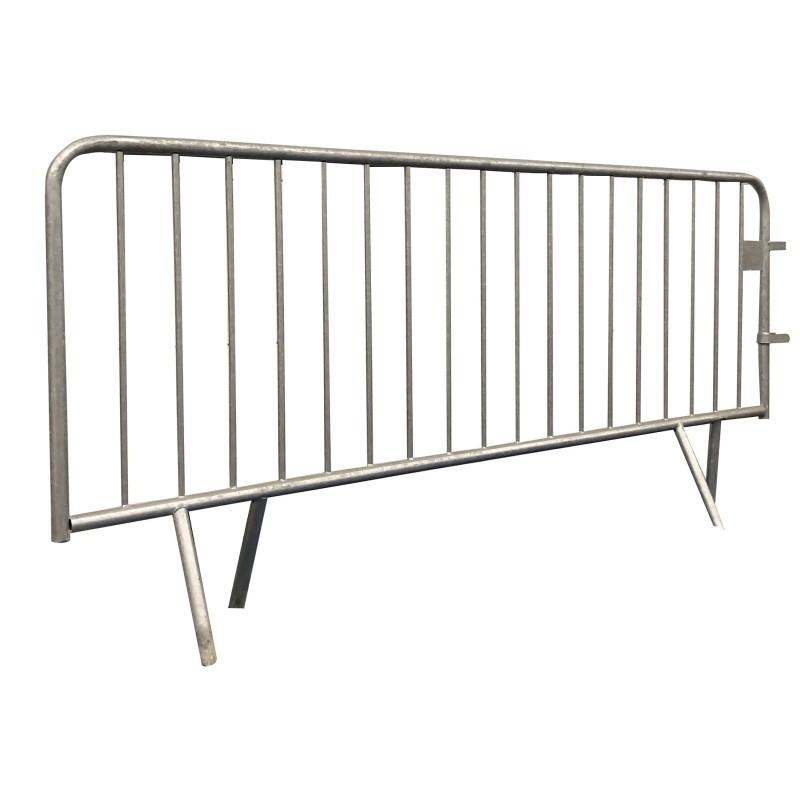 Galvanized crowd control barrier