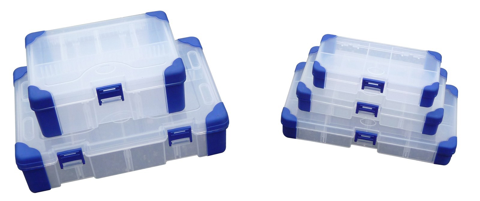 Compartment box with PVC corners
