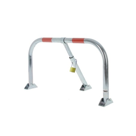 Parking hoop with padlock