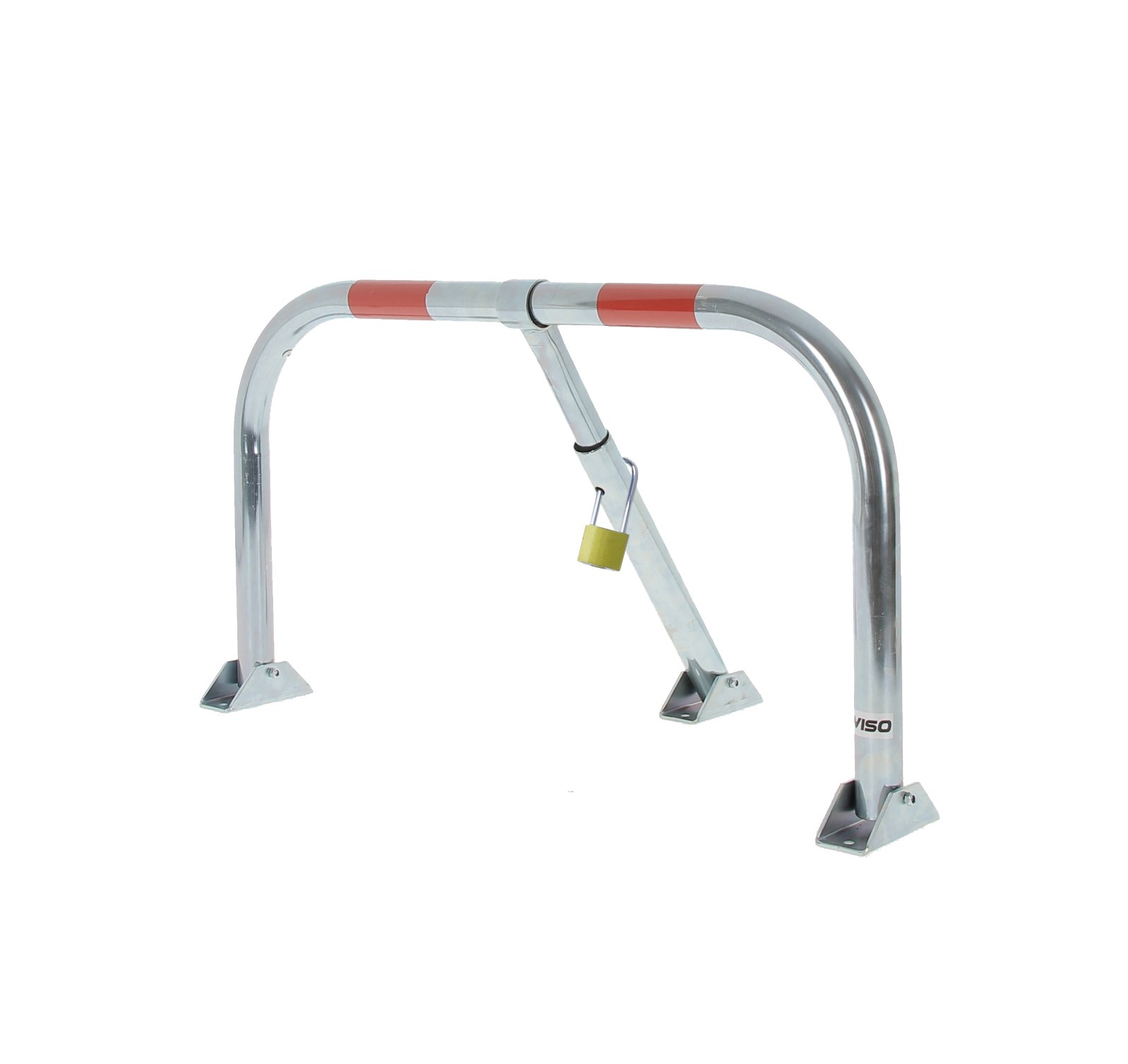 Parking hoop with padlock