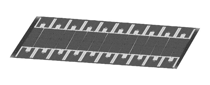 Plateau ralentisseur h 100 mm