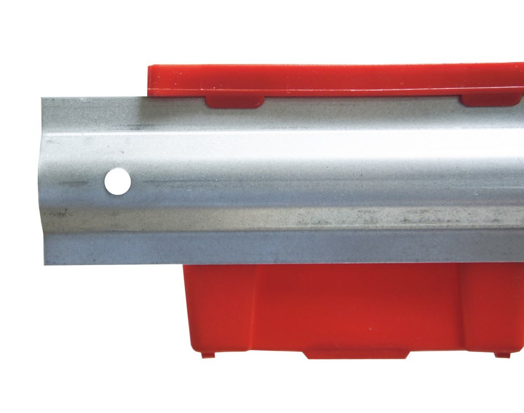 Metal rail for SPACY storage bins