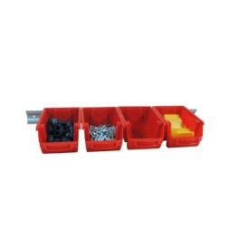 Metal rail for SPACY storage bins