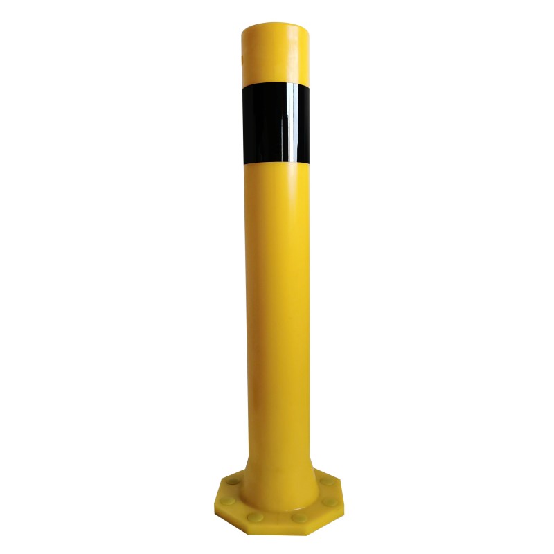 Memory foam industrial post with rounded edges