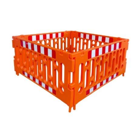Polypropylene safety barrier