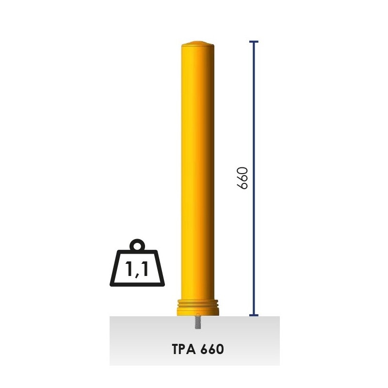Flexible bollard Ø 80 mm