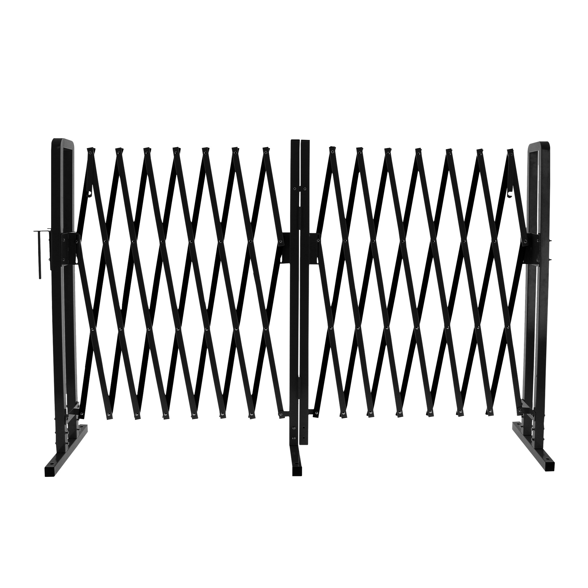 Barrière extensible en acier h 1 m x 4 m