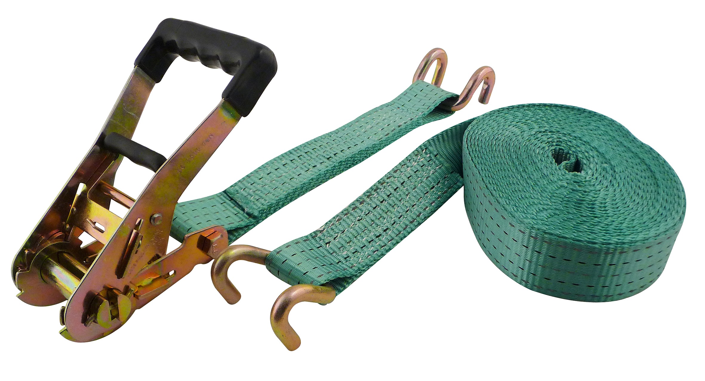 Heavy duty ratchet tie down
