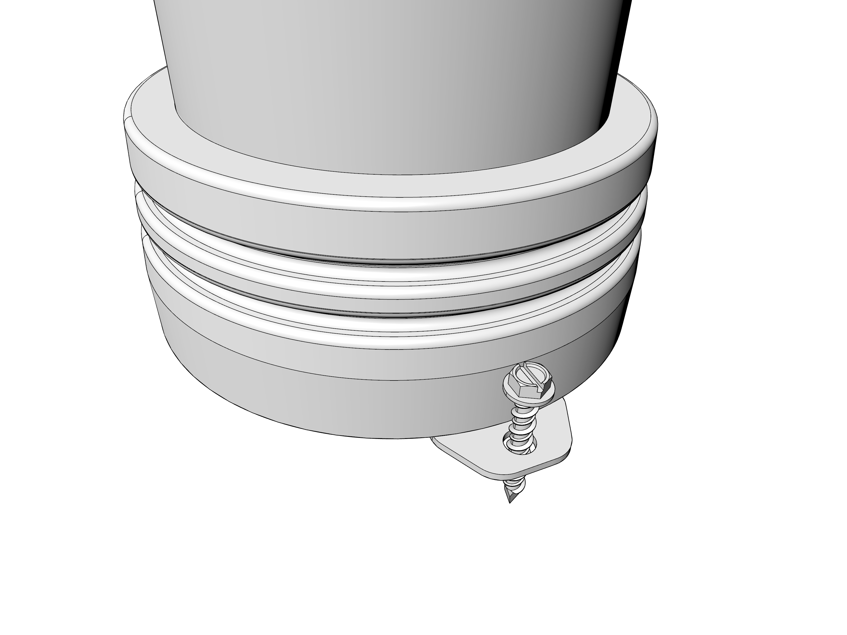 Flexible bollard Ø 80 mm