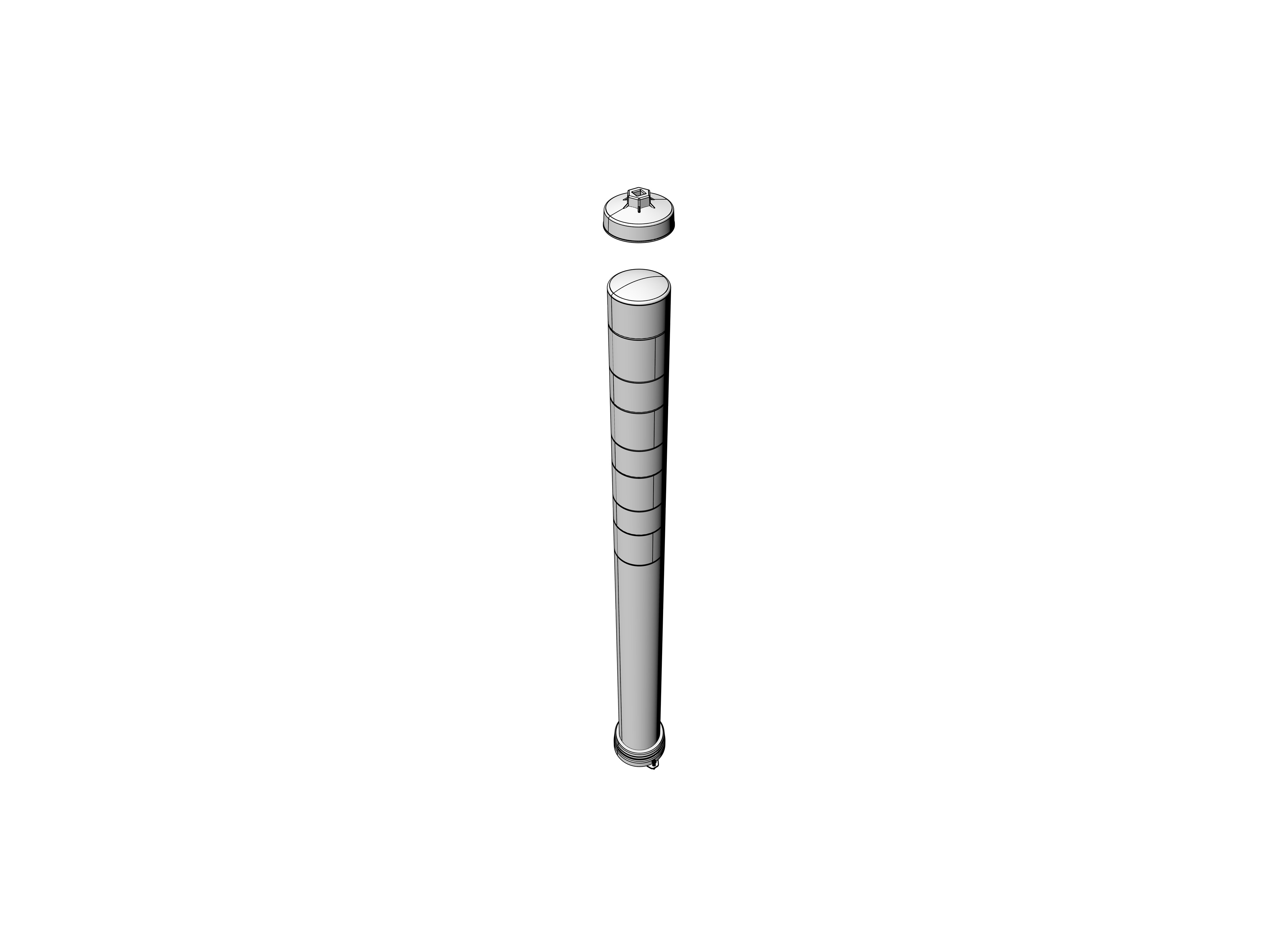 Balise routière flexible ø 80 mm
