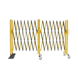 Barrière extensible en acier h 1 m x 4 m