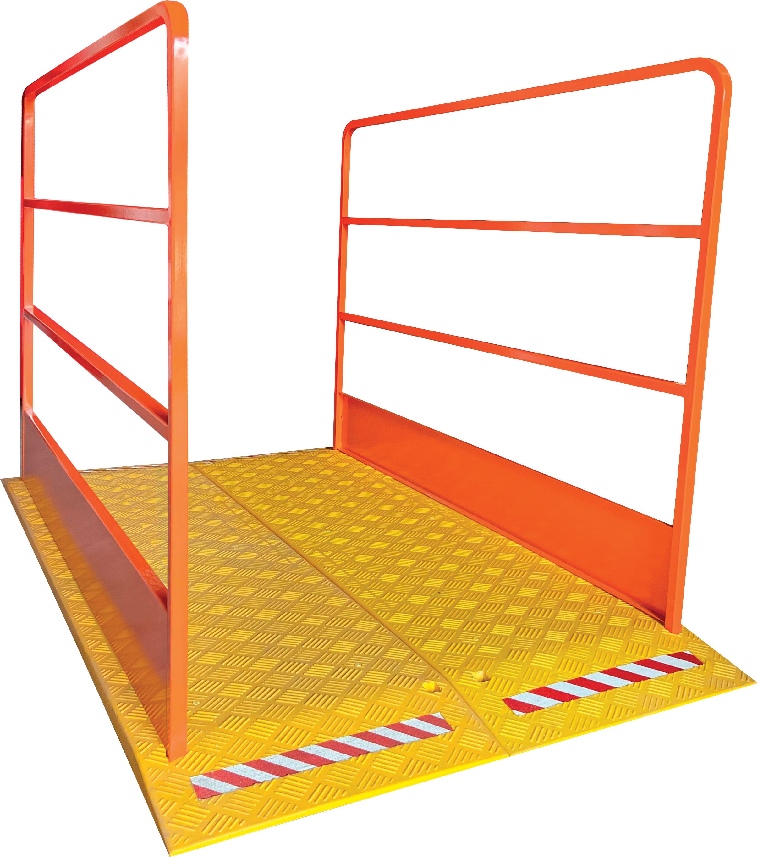 Construction site walkway