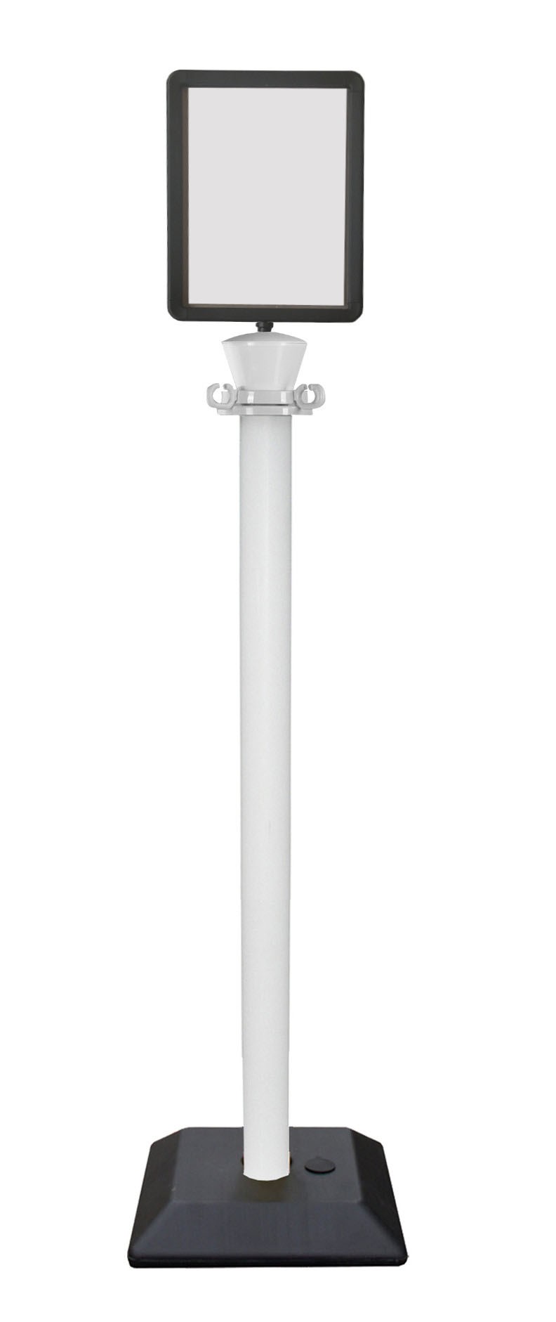 Fixed height plastic information post