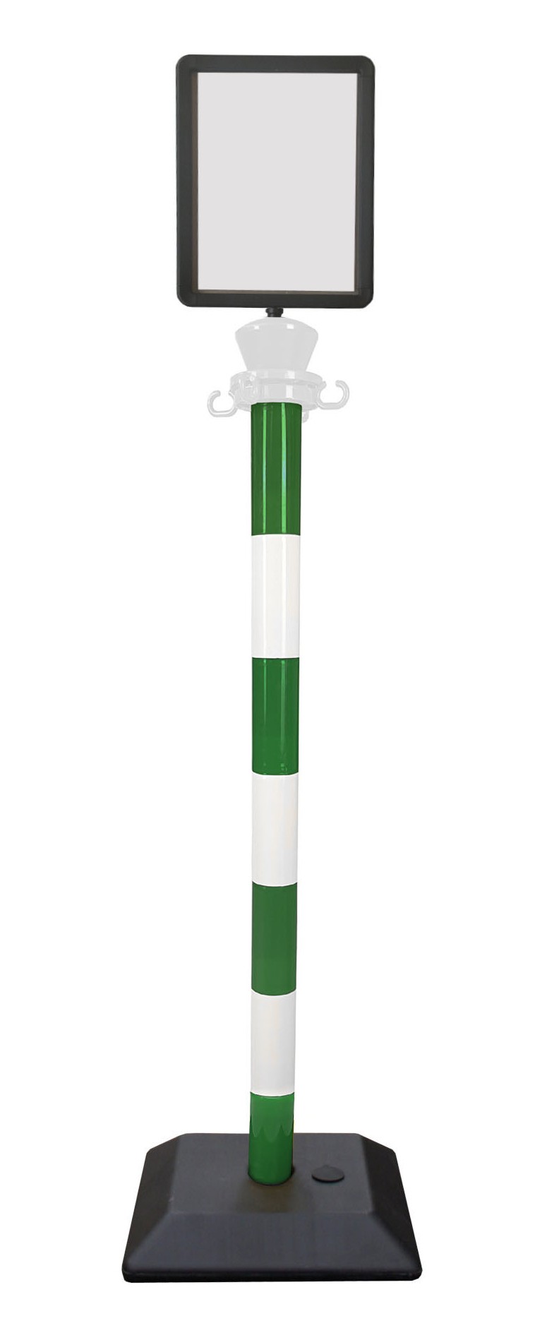Fixed height plastic information post