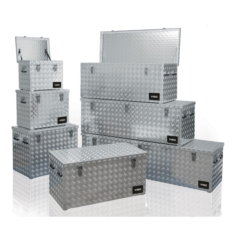 Heavy duty aluminum crate - 37L to 883L
