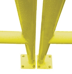 Barrière acier ø 40 mm à platine