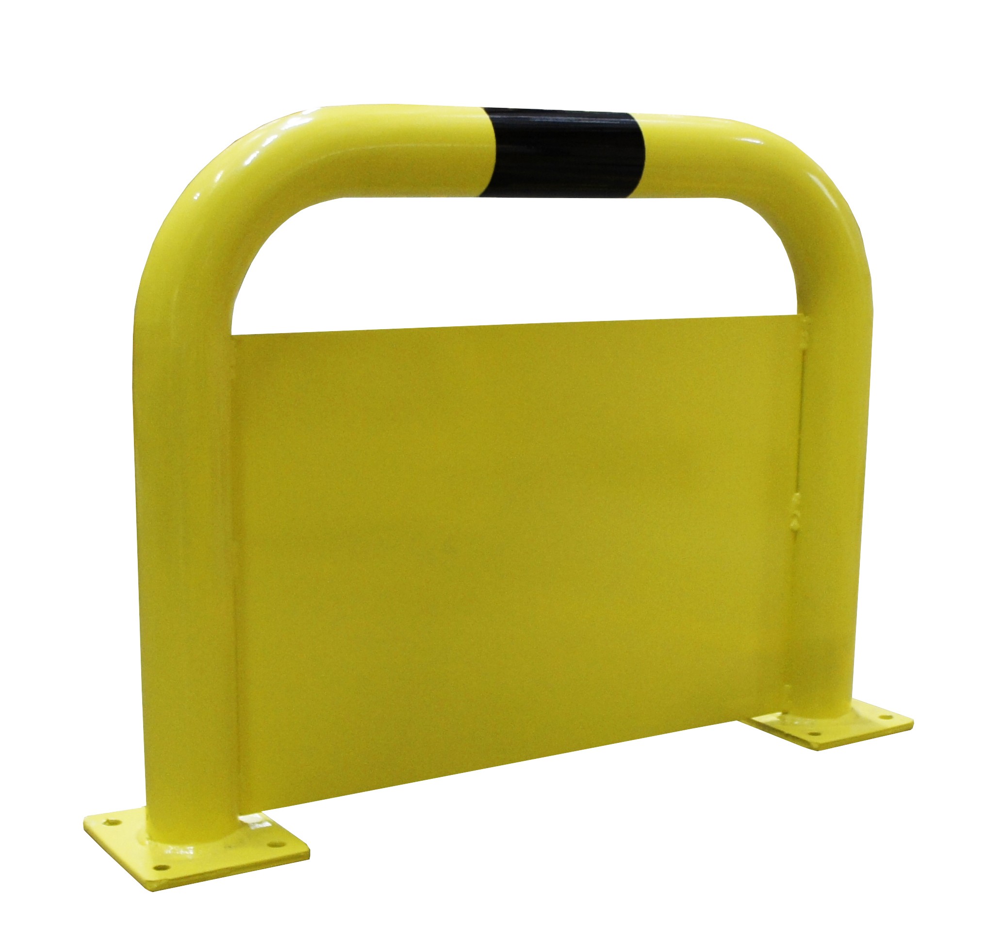 Hoop protection guard with plate