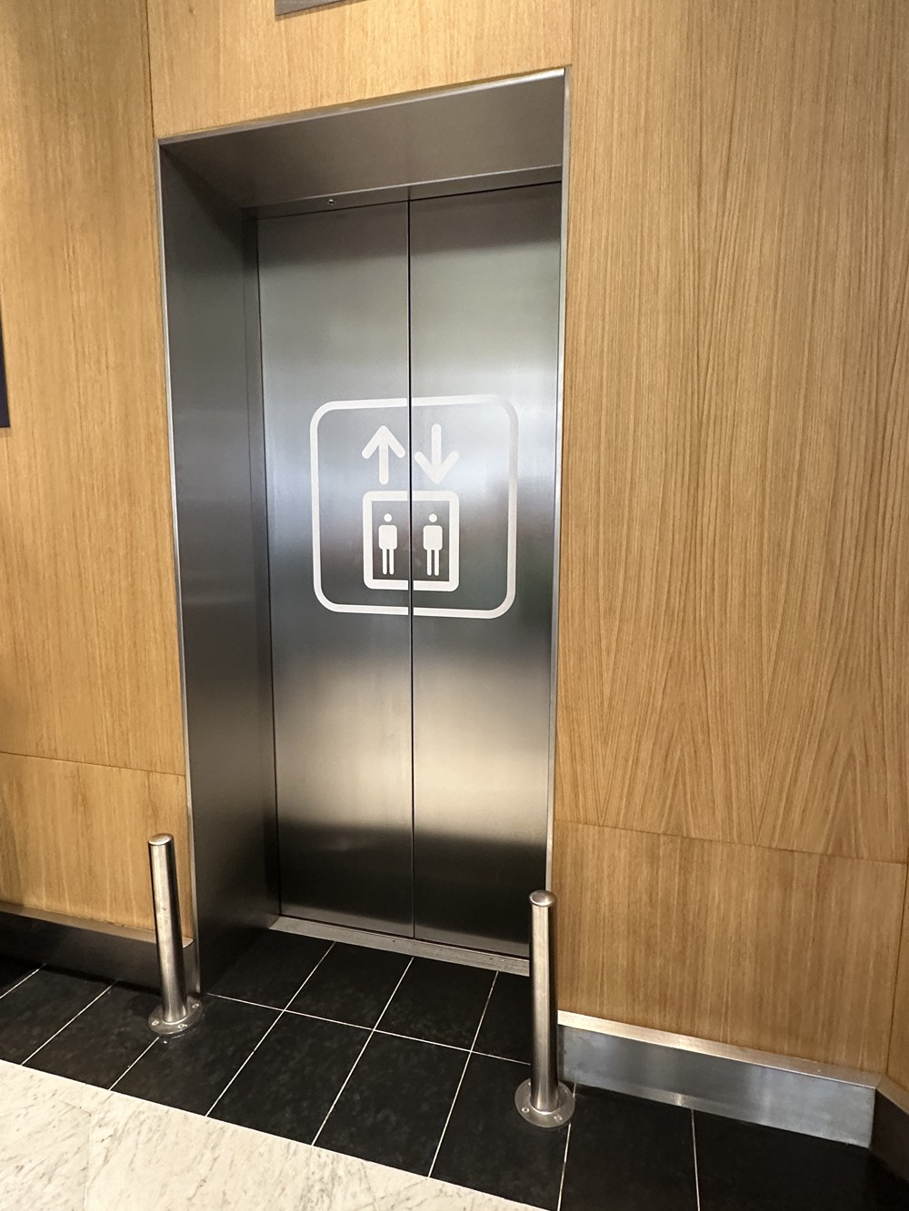 Stainless steel protective post