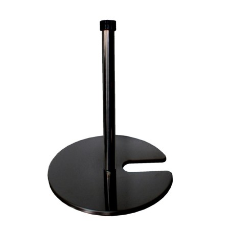 Exhibition post for elastic rope
