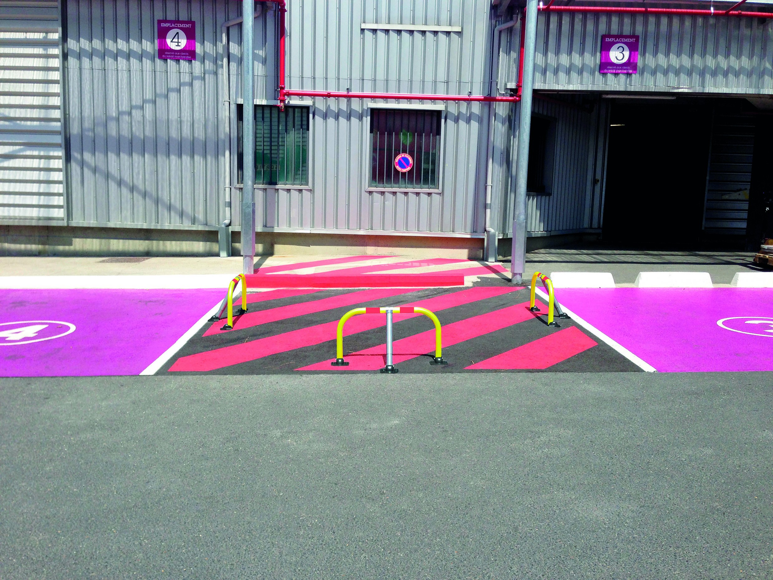 High-Visibility parking bollard