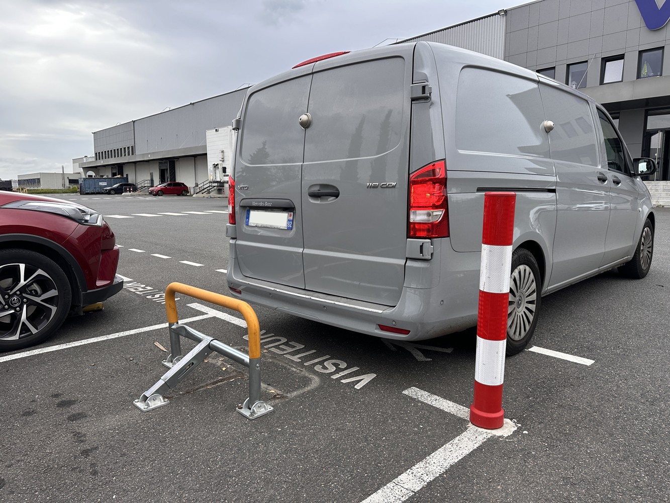 Memory foam parking bollard