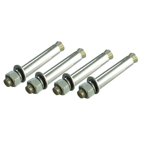 Concrete fastening for barrier